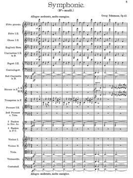 Schumann, Georg: Zweite Symphonie Op.42 in f-Moll