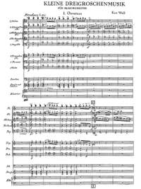 Weill, Kurt: Kleine Dreigroschenmusik für Blasorchester
