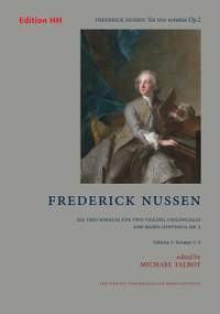 Nussen, F: Six trio sonatas 1 op. 2 Vol. 1