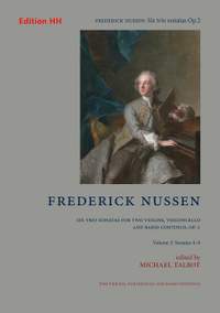 Nussen, F: Six trio sonatas 2 op. 2 Vol. 2
