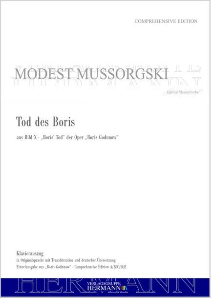 Moussorgsky, M: Boris Godunow - Tod des Boris (aus Bild X)