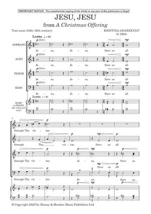 Arakelyan, Kristina: Jesu, Jesu (from A Christmas Offering)
