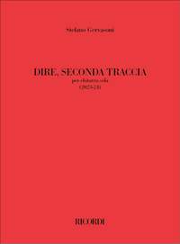 Stefano Gervasoni: Dire, seconda traccia