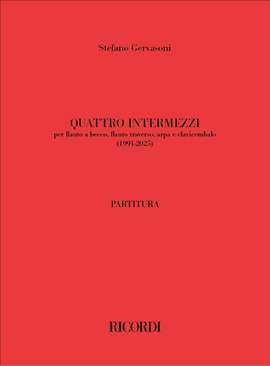 Stefano Gervasoni_Stefano Gervasoni: Quattro intermezzi