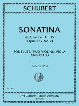 Schubert, F: Sonatina in A minor, D. 385 (Opus 137, No. 2)