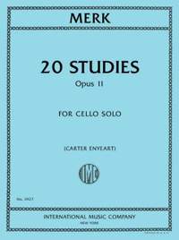 Merk, J: 20 Studies, Op. 11 op. 11