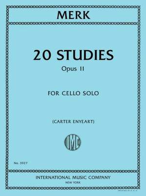 Merk, J: 20 Studies, Op. 11 op. 11