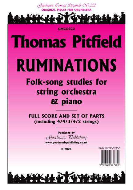 Thomas Pitfield: Ruminations for Strings and Piano