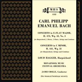 C.P.E. Bach: Concertos for Harpsichord