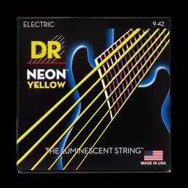 DR Strings Neon Yellow Electric Light