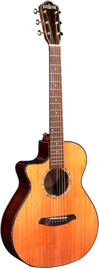 Rathbone No.1 - Cedar/Rosewood E/Cut - Inc. Gigbag - Lefthanded