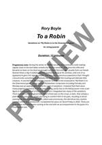 Boyle Rory: To a Robin Product Image