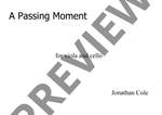 Cole Jonathan: A Passing Moment Product Image
