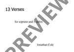 Cole Jonathan: 13 Verses Product Image