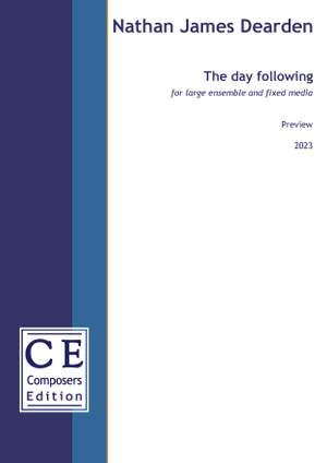 Dearden Nathan James: The day following