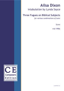 Dixon Ailsa: Three Fugues on Biblical Subjects