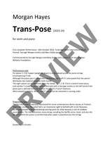 Hayes Morgan: Trans-Pose Product Image