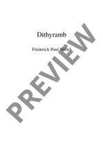 Naftel Frederick Paul: Dithyramb Product Image