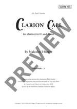 Singer Malcolm J: Clarion Call Product Image