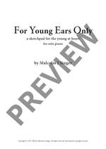 Singer Malcolm J: For Young Ears Only Product Image