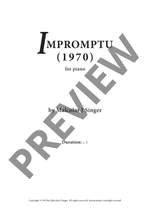 Singer Malcolm J: Impromptu (1970) Product Image