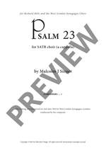 Singer Malcolm J: Psalm 23 Product Image
