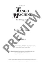 Singer Malcolm J: Tango Machine Product Image