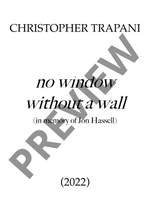Trapani Christopher: no window without a wall Product Image
