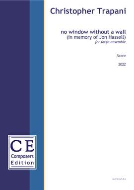 Trapani Christopher: no window without a wall