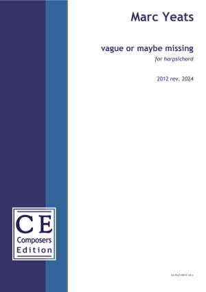 Yeats, Marc: vague or maybe missing