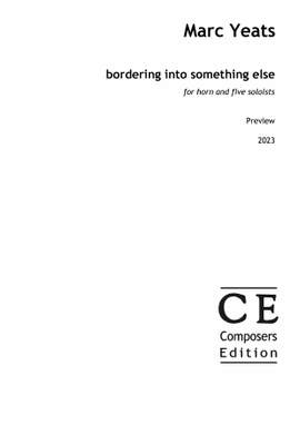 Yeats Marc: bordering into something else