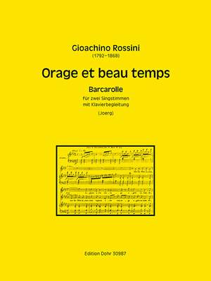 Rossini, G A: Orage et beau temps