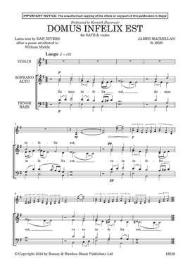 MacMillan, James: Domus infelix est