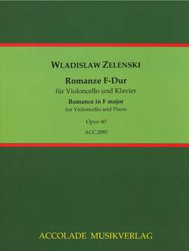 Zelenski, W: Romanze F-Dur F major Op. 40