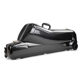 Jakob Winter Baritone Saxophone Shaped Case Thermoshock Carbon Grey Wheels