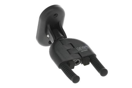 GEWA Guitar wall mounting WallGrip black