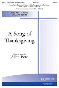 Allen Pote: A Song of Thanksgiving