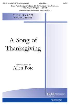 Allen Pote: A Song of Thanksgiving