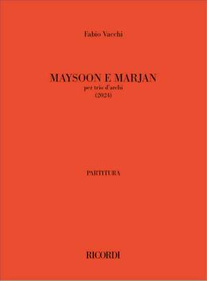 Fabio Vacchi: Maysoon e Marjan