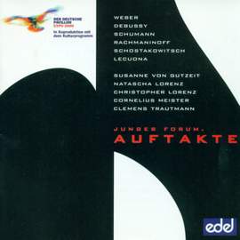 WEBER, C.M. Von: Variations on a theme from Silvana / DEBUSSY, C.: Violin Sonata / SCHUMANN, R.: Fantasiestucke (Trautmann, Meister, Gutzeit, Lorenz)