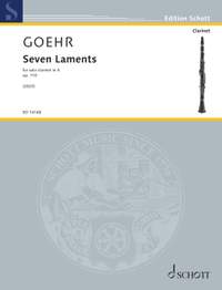Goehr, A: Seven Laments op. 110