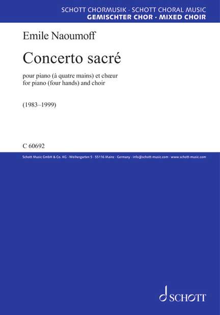 Naoumoff, E: Concerto sacré