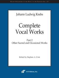 Krebs: Complete Vocal Works, Part 2