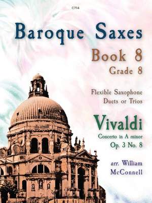 Antonio Vivaldi: Baroque Saxes: Book 8