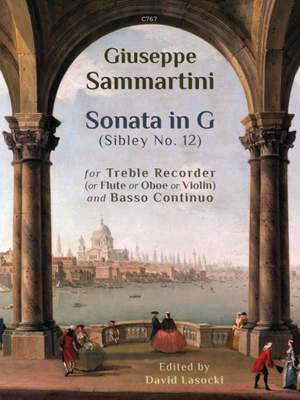 Giuseppe Sammartini: Sonata in G, Sibley No. 12