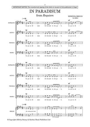 Briggs, Kerensa: In paradisum (from Requiem)