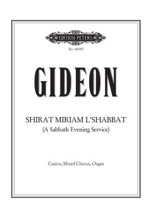 Miriam Gideon: Shirat Miriam L'Shabbat (A Sabbath Evening Service)