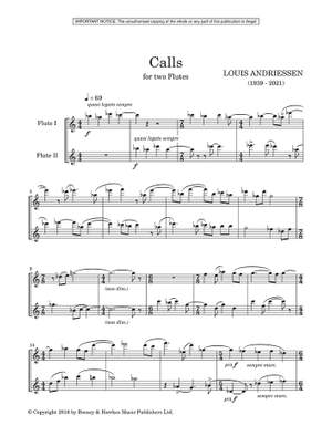 Andriessen, Louis: Calls