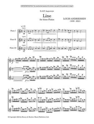 Andriessen, Louis: Line (long and short versions)