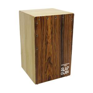 Percussion Plus Natural Slap Cajon - Rosewood veneer